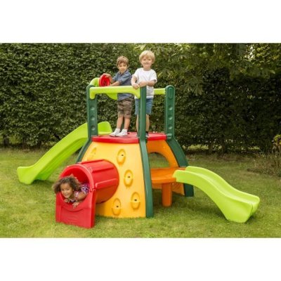 LITTLE TIKES  - Activit&eacute; g&eacute;ante deux plateformes et deux toboggans