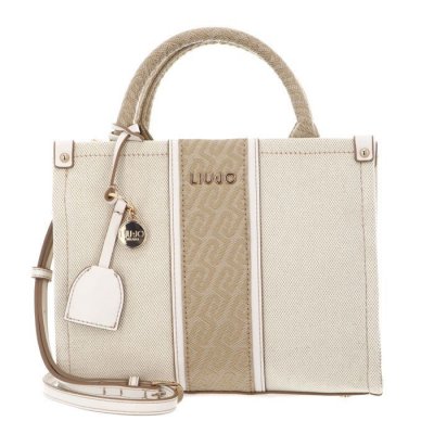 LIU JO  Sac &agrave; main cr&egrave;me beige pour femme - Ridhi Tote Bag S Neutro / Cream 342756