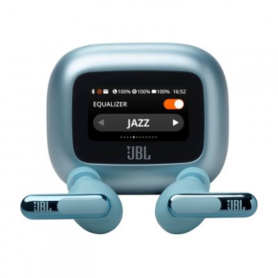 JBL Live Beam 3 Bleu - Ecouteurs a reduction de bruit sans fil
