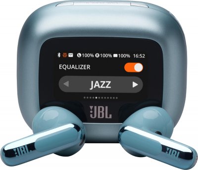 JBL Live Flex 3 Bleu - Ecouteurs a reduction de bruit sans fil