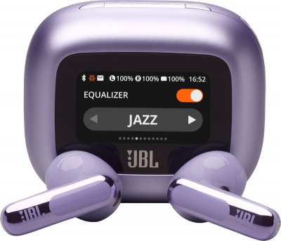 JBL Live Flex 3 Violet - Ecouteurs a reduction de bruit sans fil
