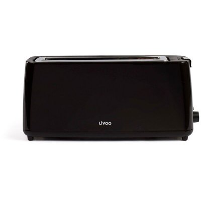 LIVOO  DOD168N - Grille-pain - 2 tranche - 1 Emplacements - noir 