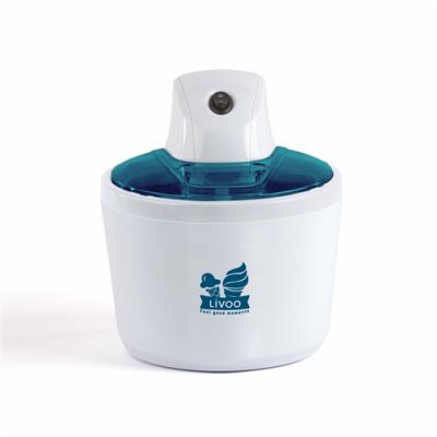 LIVOO  DOM147B Sorbetiere - Dom147B- Capacite 1,2 L - Blanc 