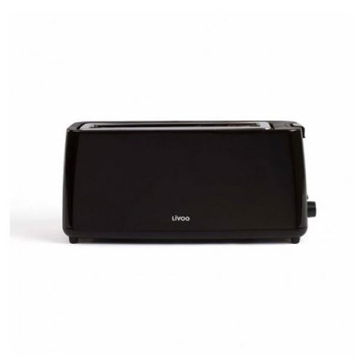 LIVOO  - Grille-pain large fente Couleur Noir - 900W DOD168N