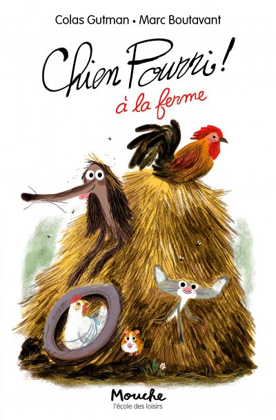 Livre Chien Pourri &agrave; la ferme Ecole des loisirs