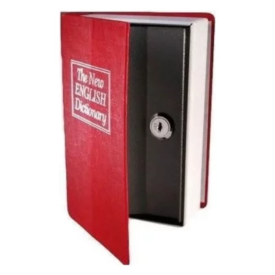 TOTALCADEAU Livre coffre-fort bouquin bleu