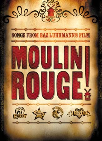WISE PUBLICATIONS Livre De Partitions Du Film Moulin Rouge ! -Songbook-