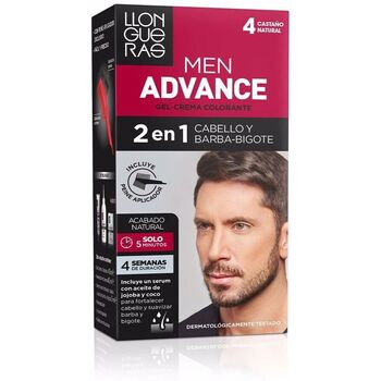 LLONGUERAS  Cr&egrave;me Colorante Men Advance 4 Fr&ecirc;ne Ch&acirc;taignier