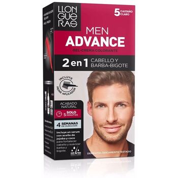 LLONGUERAS  Cr&egrave;me Colorante Men Advance 5 Casta&ntilde;o Claro