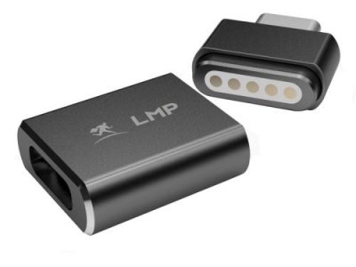 LMP  adaptateur magn&eacute;tique de charge usb-c gris sid&eacute;ral