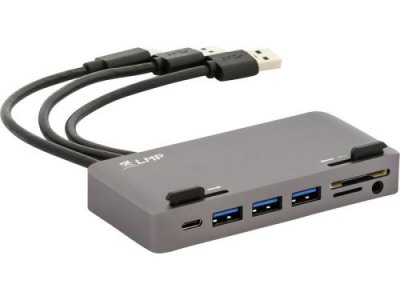 LMP  USB-C Attach Dock Pro Gris Sid&eacute;ral - Dock USB-C 10 ports pour iMac