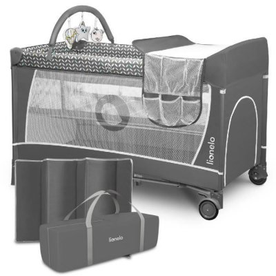 LIONELO Lo-flower grey scandi syst&egrave;me lockguard flexibilit&eacute; polyester gris
