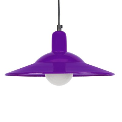 TOSEL LODGE - Suspension d&ocirc;me m&eacute;tal violet