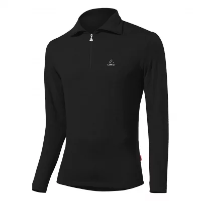 LOFFLER L&ouml;ffler - Midlayer Evo Turtle Transtex - Pull polaire taille 48, noir
