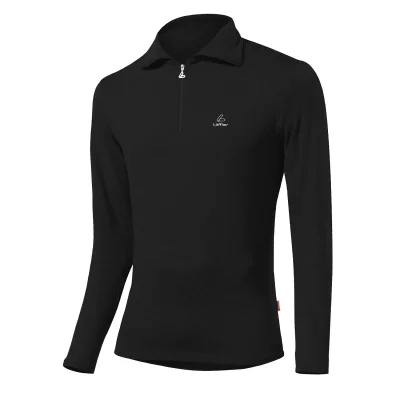 LOFFLER L&ouml;ffler - Midlayer Evo Turtle Transtex - Pull polaire taille 56, noir