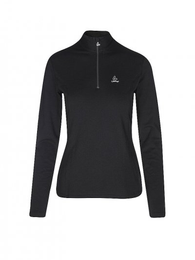 LOFFLER L&ouml;ffler - Women's Midlayer Transtex - Pull polaire taille 38, noir