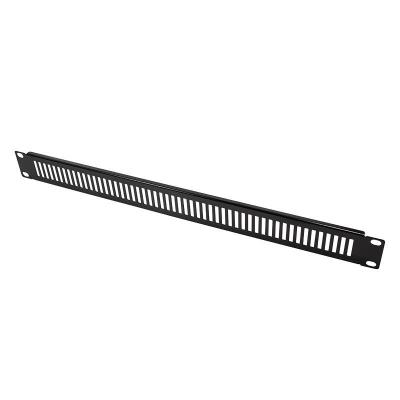 LOGILINK - 19 panel 1u blank ventil&eacute;e, noir pn111b