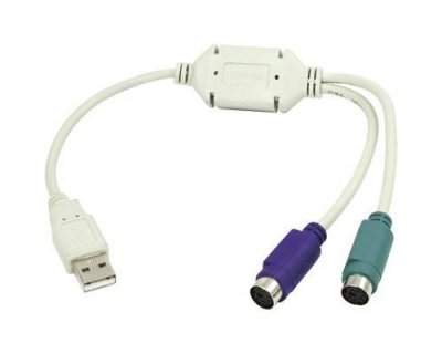 2DIRECT LogiLink - Adaptateur clavier/souris - PS/2 (F) pour USB (M)