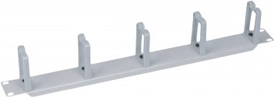 LOGILINK  - Barre d'agencement de c&acirc;bles - gris clair, RAL 7035 - 1U - 19