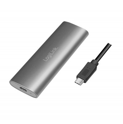 LOGILINK  Bo&icirc;tier externe pour SSD M.2 NVMe PCIe & SATA, USB
