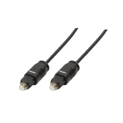 2DIRECT LogiLink CA1010 C&acirc;ble Acoustique 2 x TOSLink m&acirc;le 5 m Noir