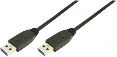 2DIRECT LogiLink CU0038 C&acirc;ble USB 3.0 M&acirc;le/M&acirc;le 1 m Noir