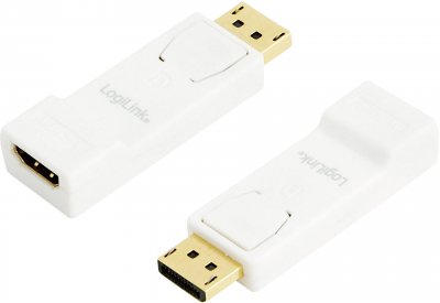 GENERIQUE LogiLink CV0057 Adaptateur DisplayPort vers HDMI Blanc
