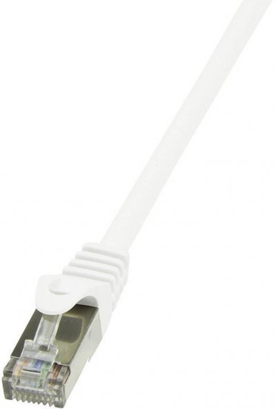 LOGILINK  EconLine C&acirc;ble r&eacute;seau Cat6 F/UTP AWG26 0,25 m Blanc
