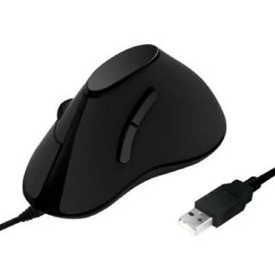 LOGILINK  Ergonomic Vertical - Souris verticale - optique - 5 boutons - filaire - USB - noir 
