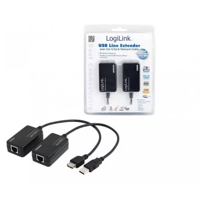 2DIRECT Logilink extender usb via rj45 cat 5/6 - jusqu'a 60 m