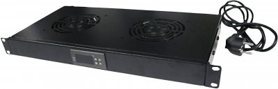 LOGILINK  FAU02FB 19 pouces 2 x Ventilateur noir