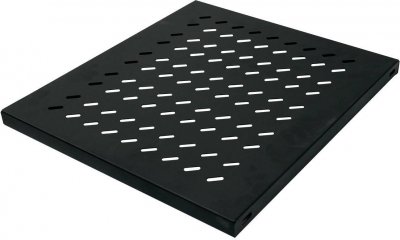 LOGILINK  Fixed Shelf - Etag&egrave;re pour rack - noir, RAL 9005 - 1U - 19