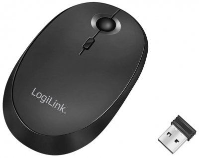 LOGILINK  funk & bluetooth dual-maus, 2,4 ghz, schwarz