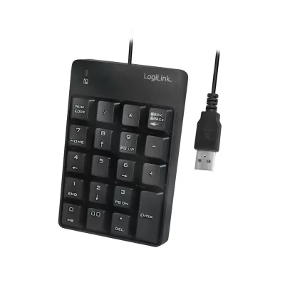 LOGILINK  ID0184 USB Pav&eacute; num&eacute;rique noir