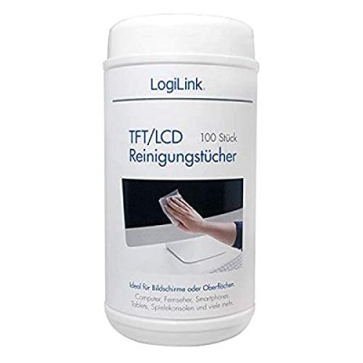 2DIRECT Logilink Lingettes de nettoyage pour &eacute;crans TFT/LCD/Plasma - Lot de 5