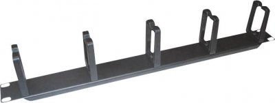 LOGILINK  - Panneau d'agencement de c&acirc;bles de rack - RAL 9005 - 1U - 19
