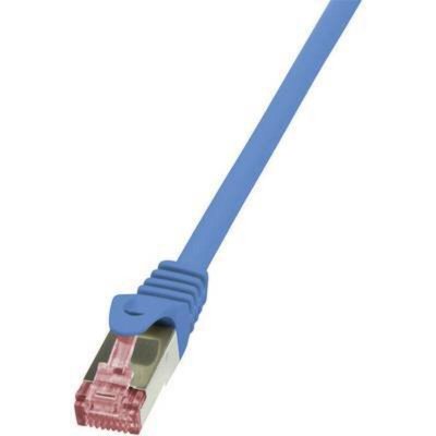 LOGILINK  PrimeLine C&acirc;ble r&eacute;seau Cat6 S/FTP AWG27 PIMF LSZH 0,25 m Bleu
