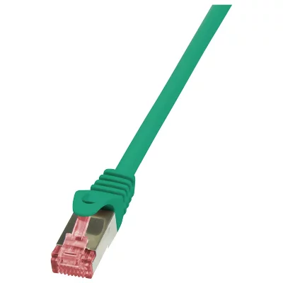 LOGILINK  PrimeLine C&acirc;ble r&eacute;seau Cat6 S/FTP AWG27 PIMF LSZH 2 m Vert
