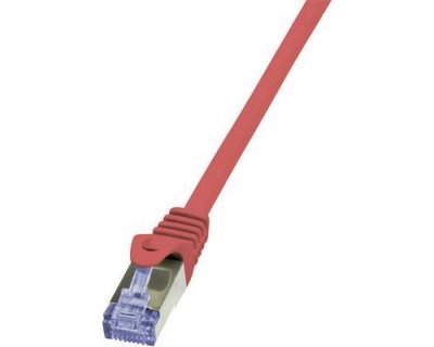 2DIRECT LogiLink PrimeLine C&acirc;ble r&eacute;seau Cat6A S/FTP AWG26 PIMF LSZH 10 m Rouge