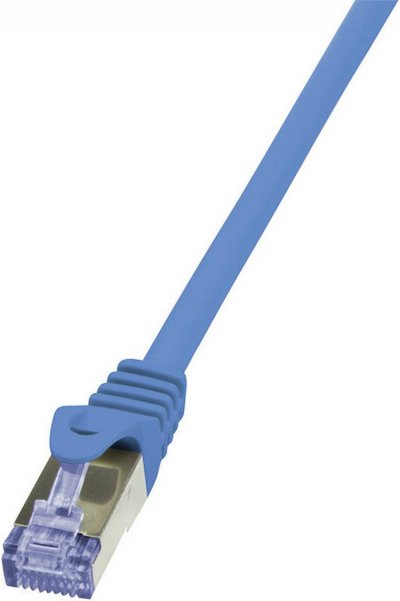 2DIRECT LogiLink PrimeLine C&acirc;ble r&eacute;seau Cat6A S/FTP AWG26 PIMF LSZH 2 m Bleu