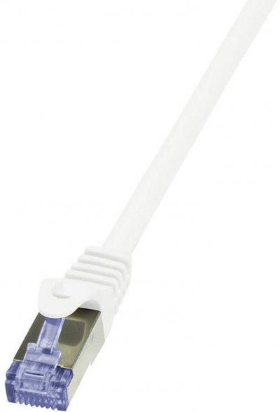 LOGILINK  PrimeLine C&acirc;ble r&eacute;seau Cat6A S/FTP AWG26 PIMF LSZH 5 m Blanc