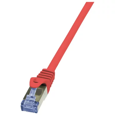LOGILINK  PrimeLine C&acirc;ble r&eacute;seau Cat6A S/FTP AWG26 PIMF LSZH 5 m Rouge