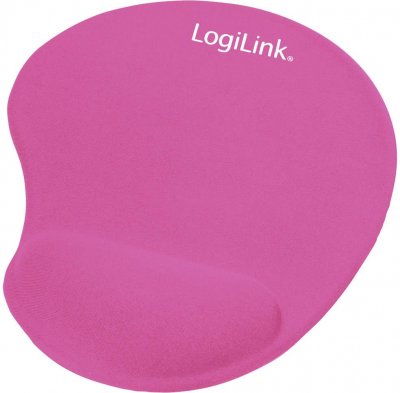 2DIRECT LogiLink Repose-poignet &agrave; gel avec tapis de souris, rose 