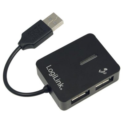 LOGILINK  Smile USB2.0 4-Port Hub - Concentrateur (hub) - 4 x USB 2.0