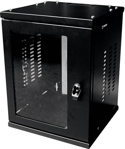LOGILINK  SOHO - Armoire - montable sur mur - noir, RAL 9004 - 8U - 10