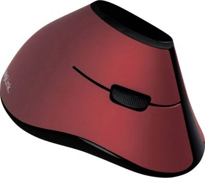 LOGILINK  souris sans fil verticale pour droitier (noir)rouge 4052792045680
