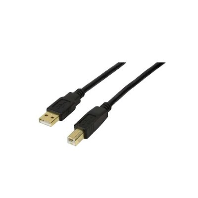 LOGILINK  UA0264 c&acirc;ble USB USB 2.0 10 m USB A USB B Noir - Neuf