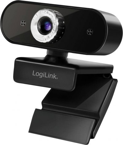 LOGILINK  Webcam HD USB avec micro, noir