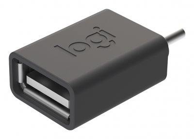 LOGITECH  956-05 Usb-c To Usb-a Adapter Noir