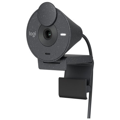 LOGITECH  Brio 300 webcam 2 MP 1920 x 1080 pixels USB-C Graphite